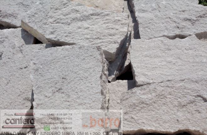 Laja irregular blanca san luis