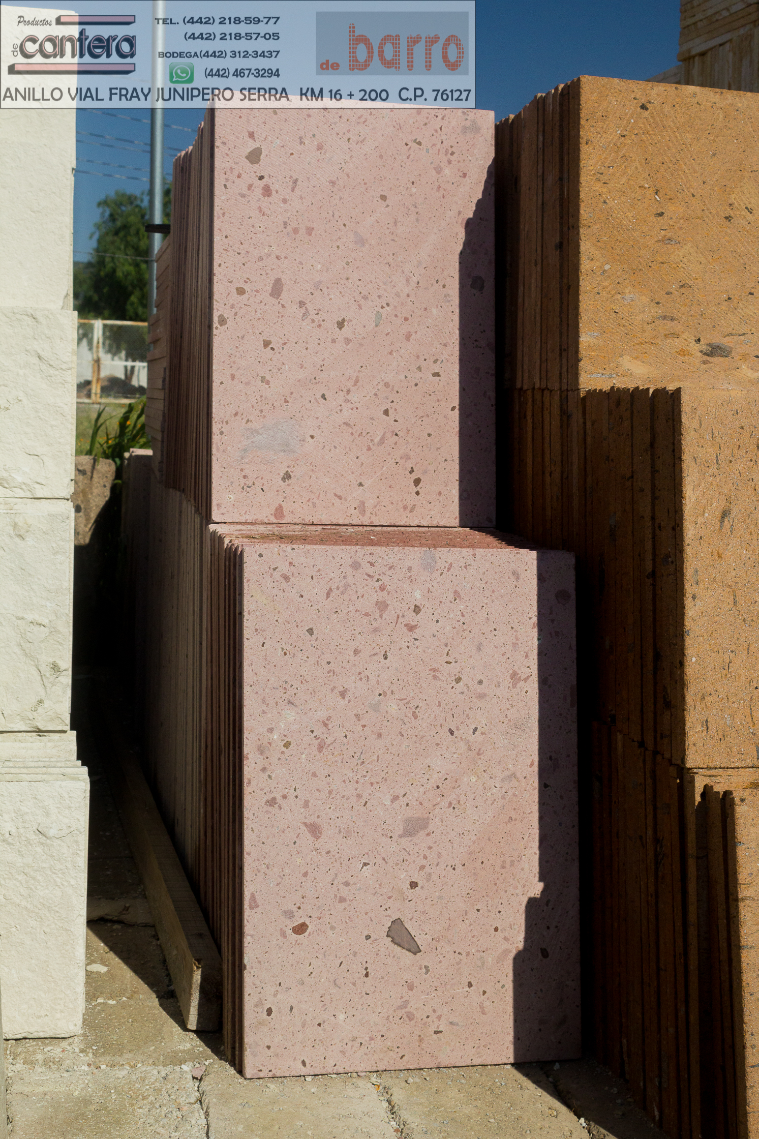 Cantera laminada Rosa Moteado