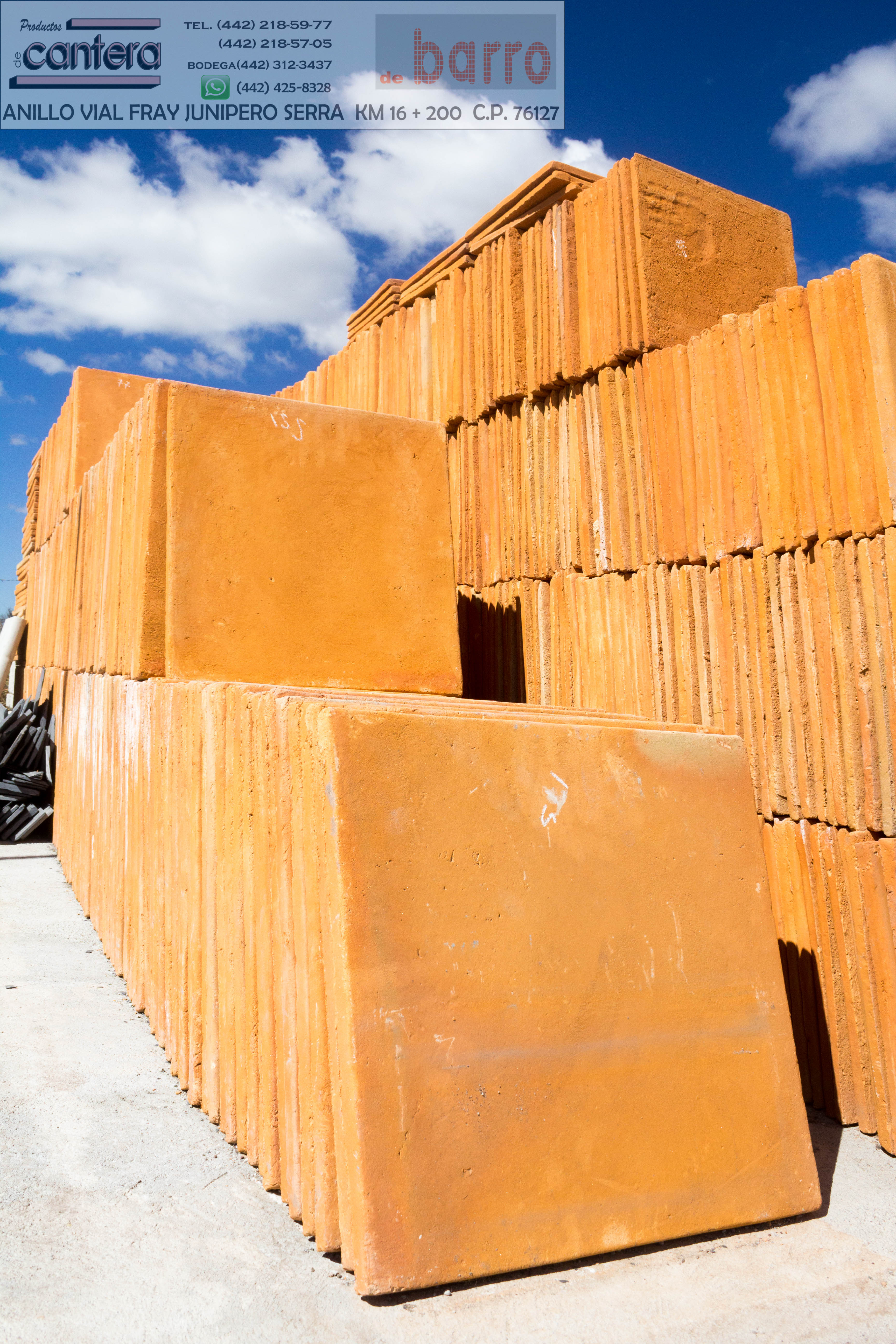 Loseta 40x40 Naranja Rustica