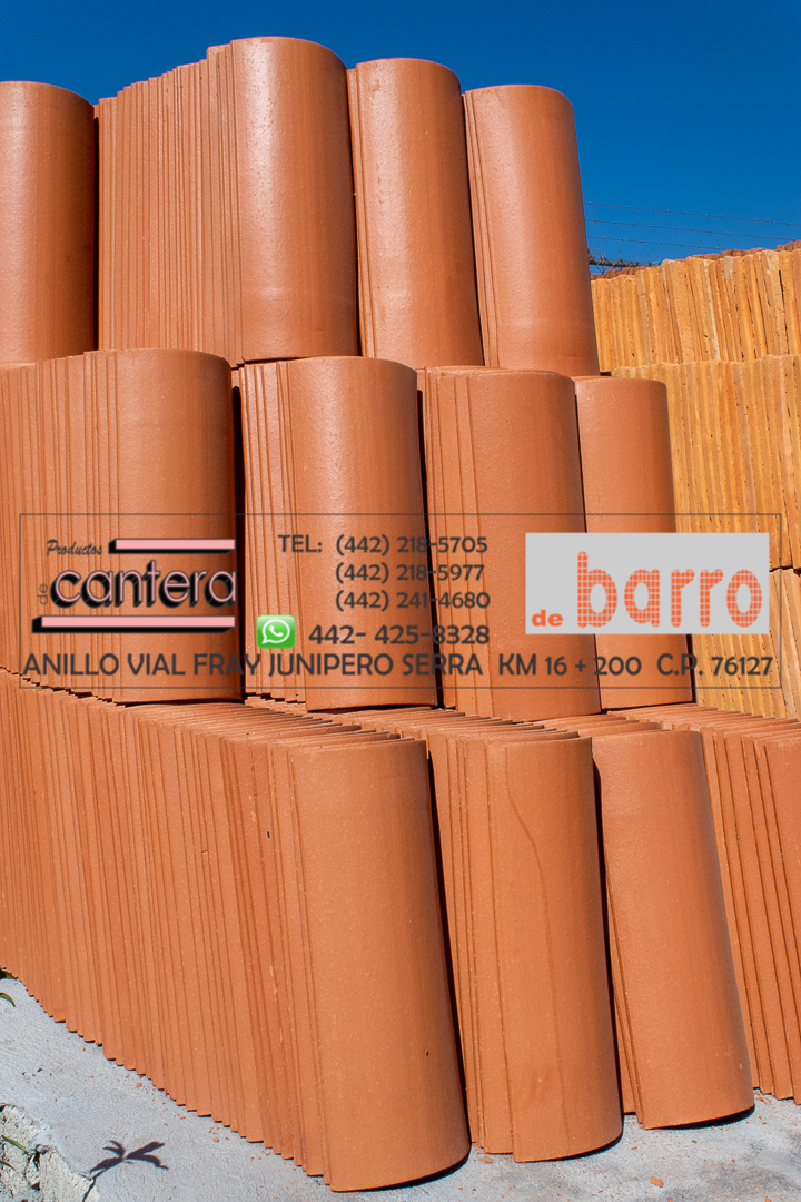 Teja recta Extruida 16.5x40