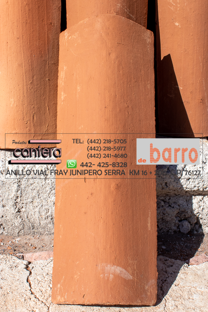 Teja Redonda 17x45 Rustica